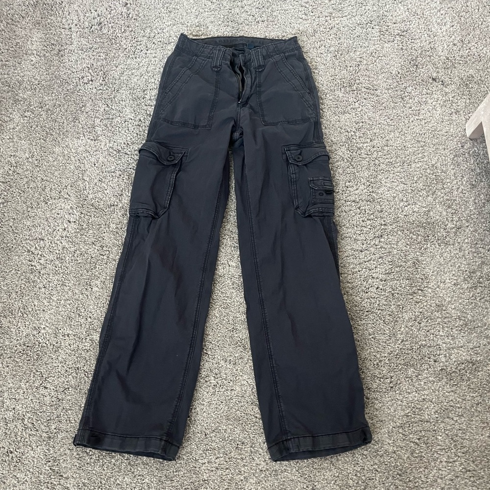 American Eagle Outfitters Charcoal Cargo Pants